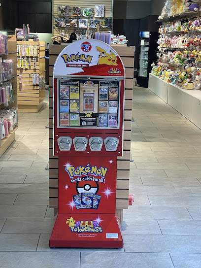 Pokemon card vending machine located inside iFun store — card shop in Livermore, California
